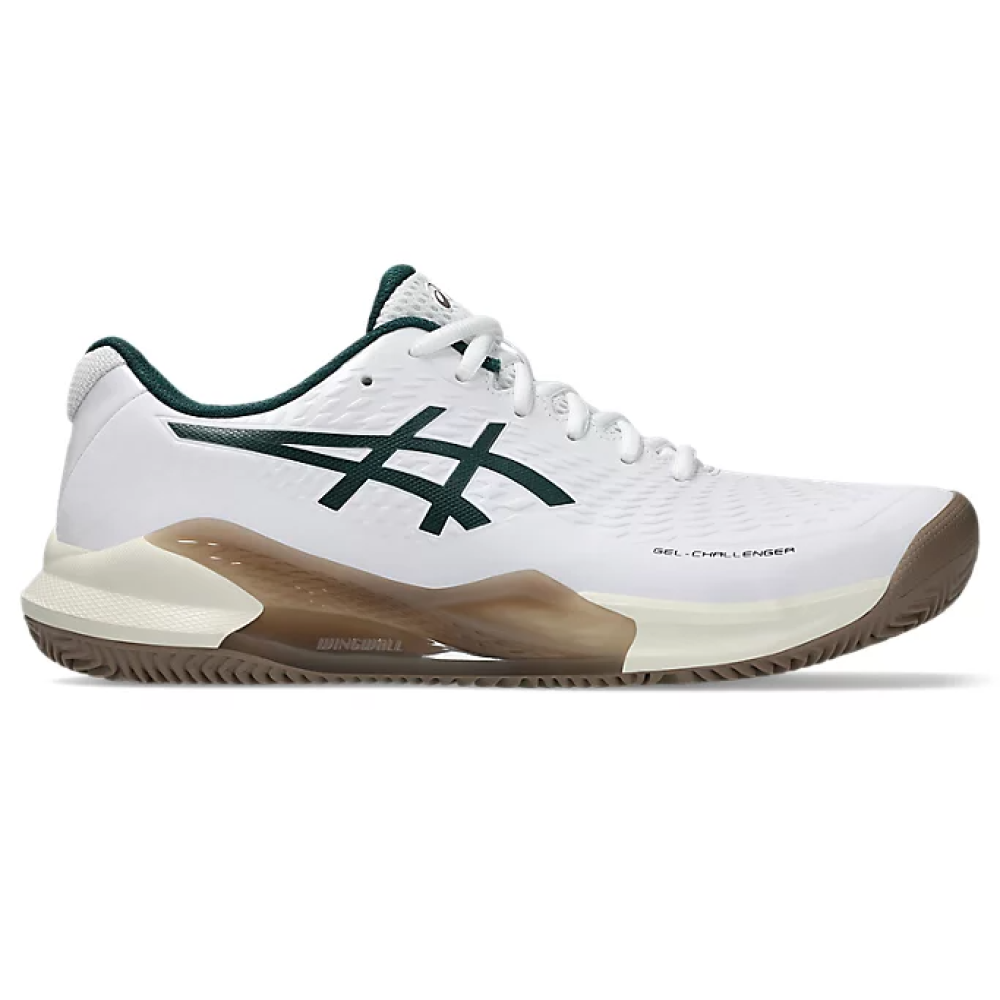 Кроссовки мужские для тенниса Asics Gel-Challenger 14 Clay White/Saxon Green 1041A449-104 Кроссовки мужские для тенниса Asics Gel-Challenger 14 Clay White/Saxon Green 1041A449-104