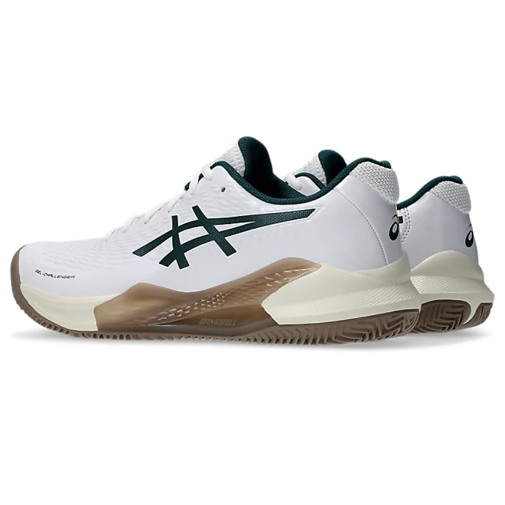Кроссовки мужские для тенниса Asics Gel-Challenger 14 Clay White/Saxon Green 1041A449-104 Кроссовки мужские для тенниса Asics Gel-Challenger 14 Clay White/Saxon Green 1041A449-104