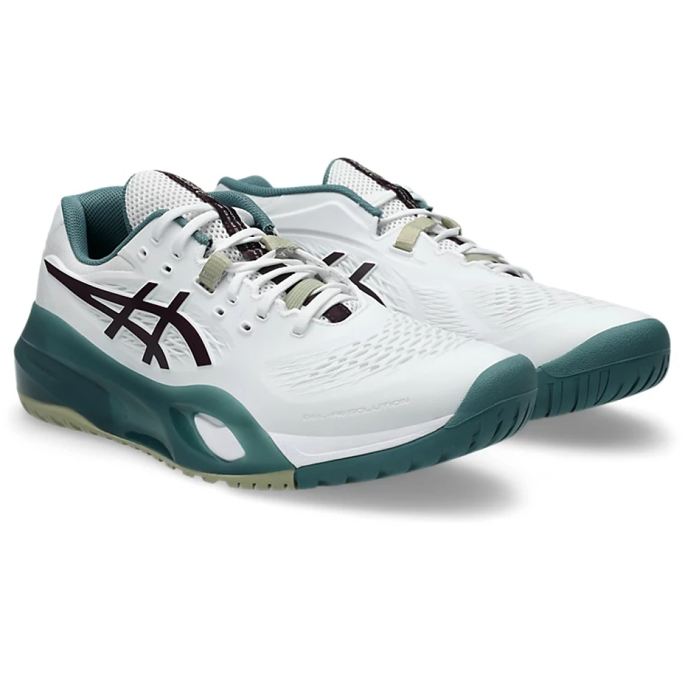 Кроссовки мужские Asics GEL-RESOLUTION X WHITE/DARK AUBERGINE 1041A481-104 Кроссовки мужские Asics GEL-RESOLUTION X WHITE/DARK AUBERGINE 1041A481-104