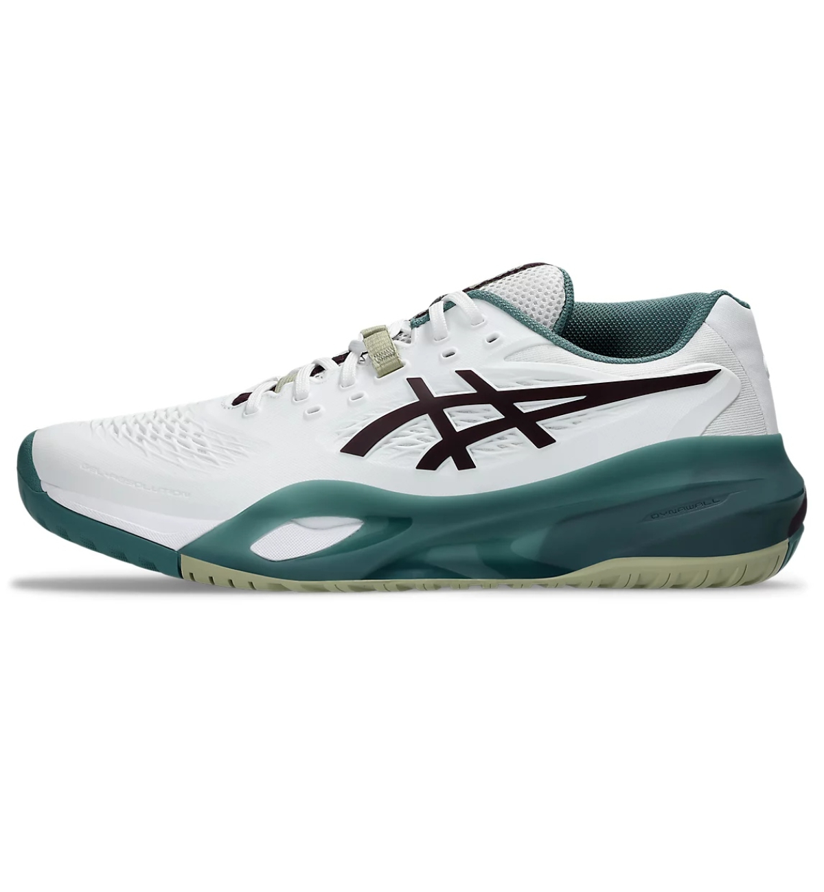 Кроссовки мужские Asics GEL-RESOLUTION X WHITE/DARK AUBERGINE