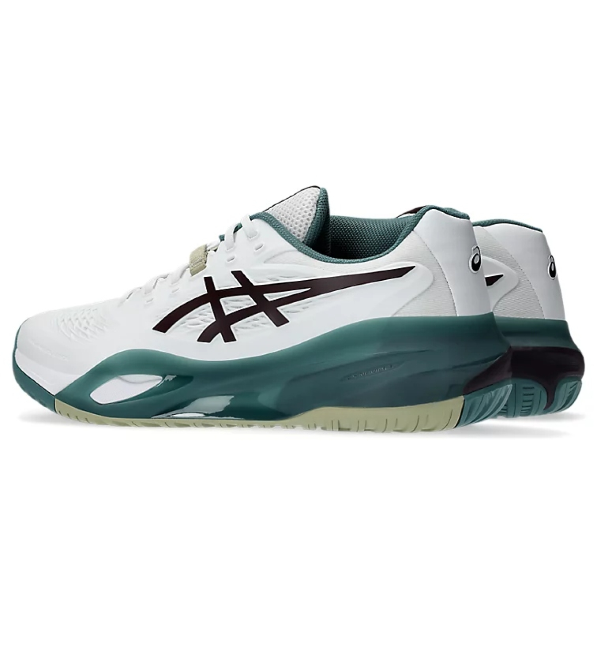 Кроссовки мужские Asics GEL-RESOLUTION X WHITE/DARK AUBERGINE