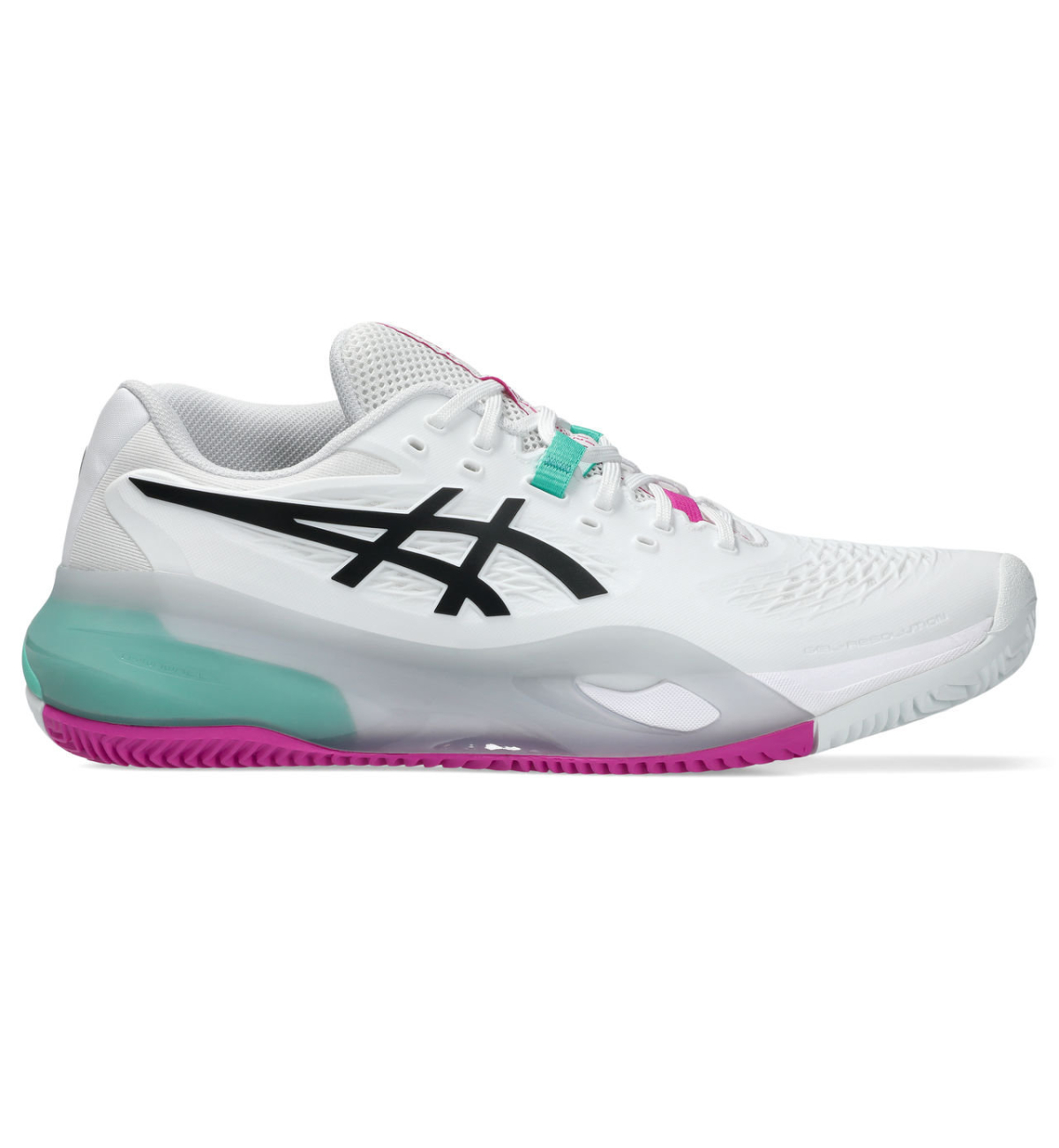 Кроссовки мужские Asics Gel-Resolution X Clay White/Aurora Green