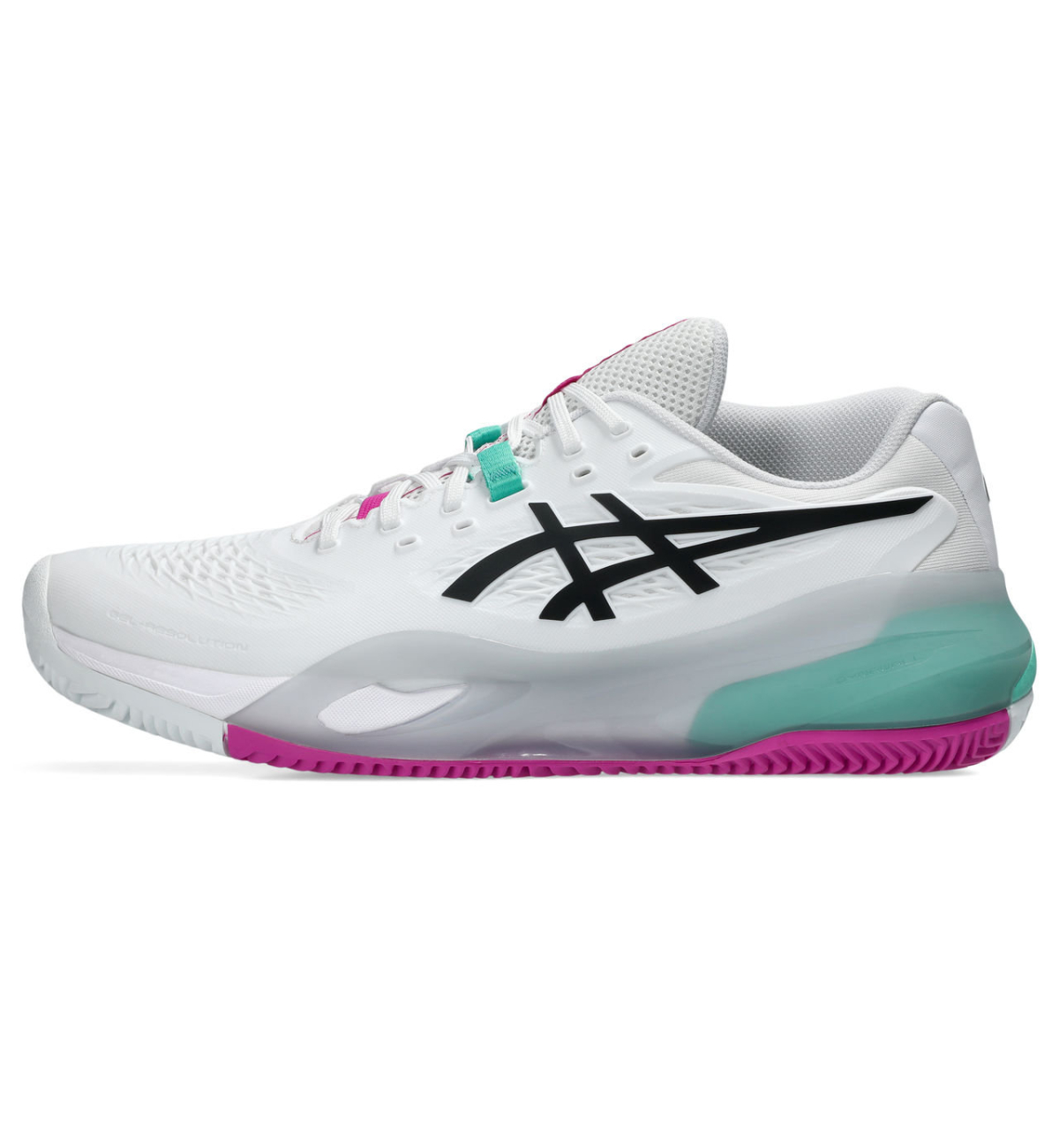 Кроссовки мужские Asics Gel-Resolution X Clay White/Aurora Green