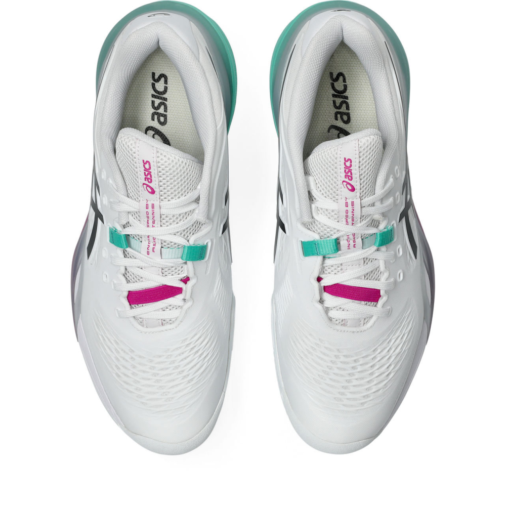 Кроссовки мужские Asics Gel-Resolution X Clay White/Aurora Green 1041A485-103 Кроссовки мужские Asics Gel-Resolution X Clay White/Aurora Green 1041A485-103