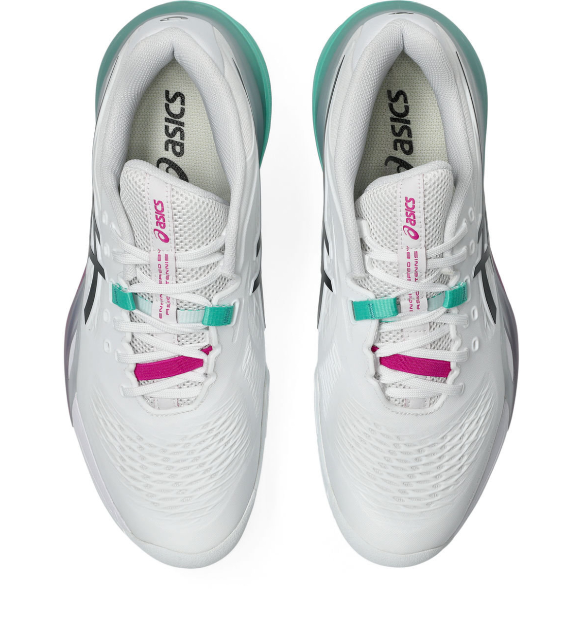 Кроссовки мужские Asics Gel-Resolution X Clay White/Aurora Green