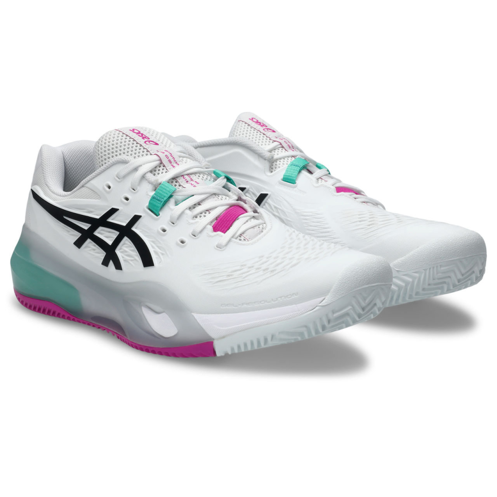 Кроссовки мужские Asics Gel-Resolution X Clay White/Aurora Green 1041A485-103 Кроссовки мужские Asics Gel-Resolution X Clay White/Aurora Green 1041A485-103