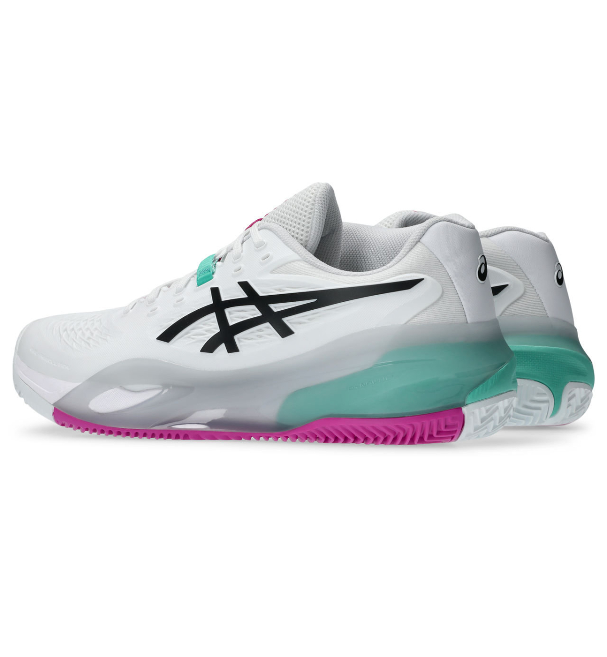 Кроссовки мужские Asics Gel-Resolution X Clay White/Aurora Green