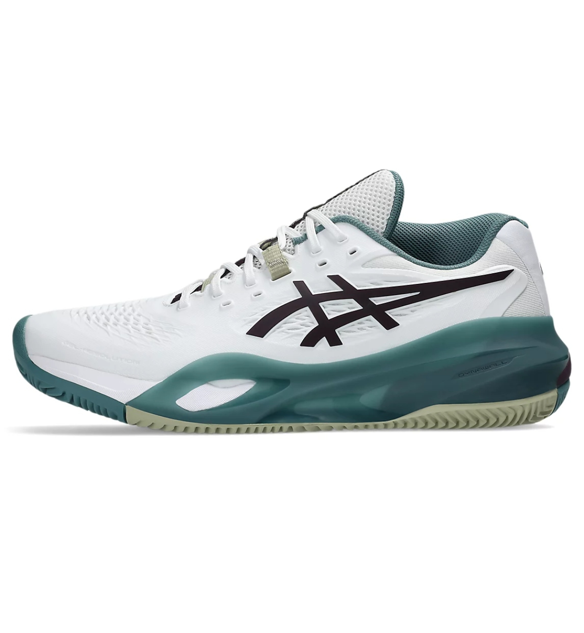 Кроссовки мужские Asics GEL-RESOLUTION X clay White/Dark Aubergine