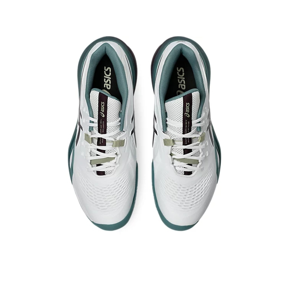 Кроссовки мужские Asics GEL-RESOLUTION X clay White/Dark Aubergine 1041A485-104 Кроссовки мужские Asics GEL-RESOLUTION X clay White/Dark Aubergine 1041A485-104