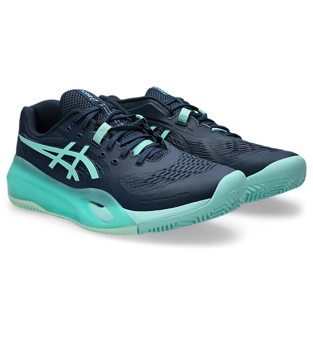 Кроссовки мужские Asics GEL-RESOLUTION X clay Night Sky / Illuminate Mint