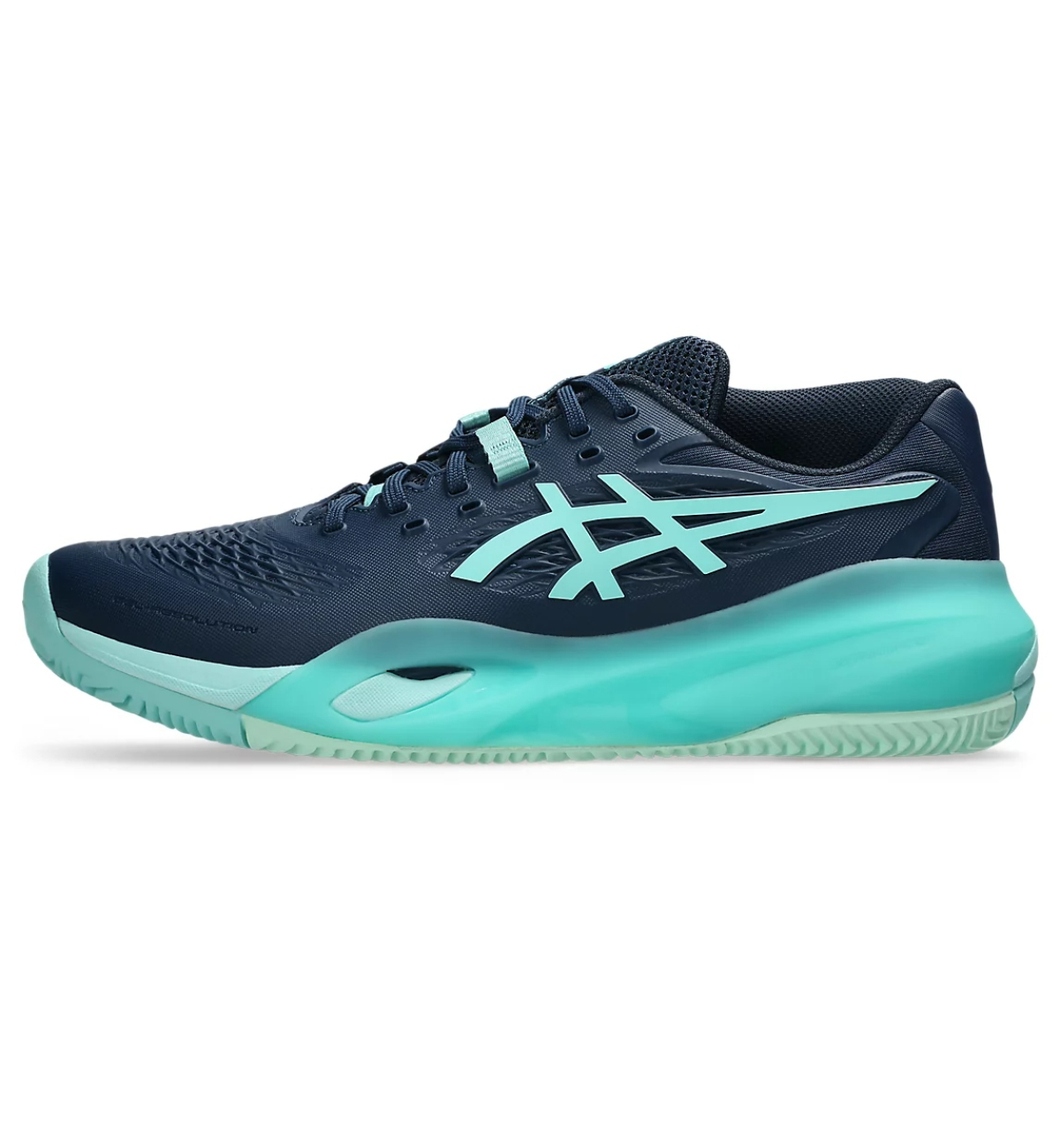 Кроссовки мужские Asics GEL-RESOLUTION X clay Night Sky / Illuminate Mint