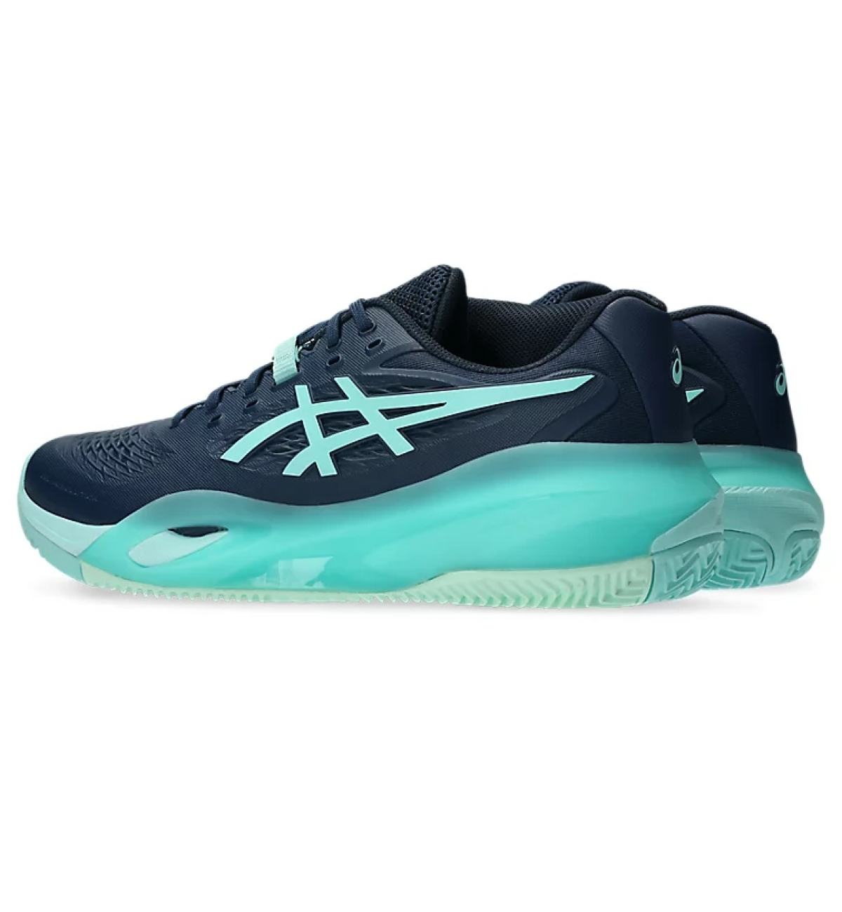 Кроссовки мужские Asics GEL-RESOLUTION X clay Night Sky / Illuminate Mint