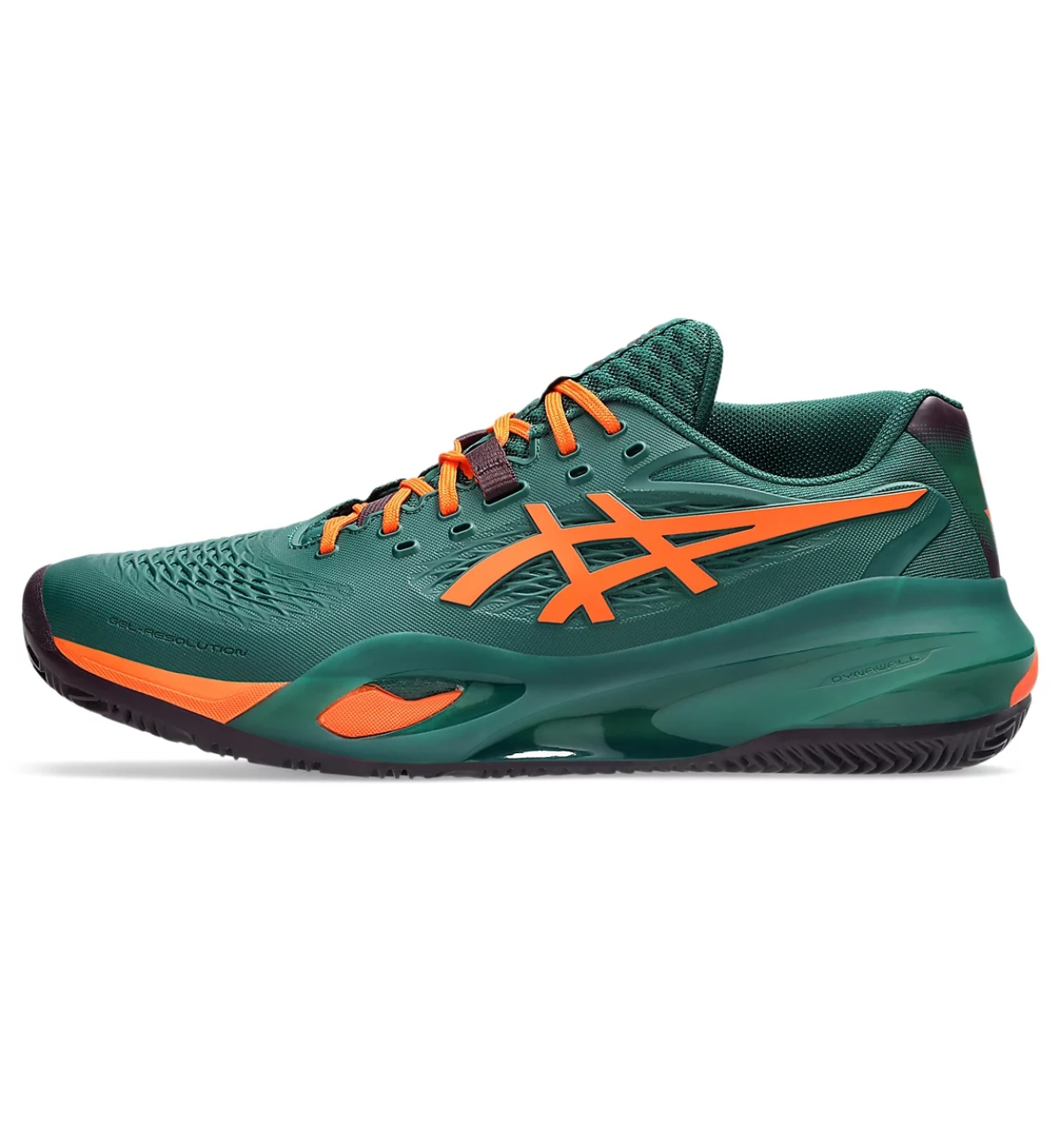 Кроссовки мужские Asics GEL-RESOLUTION X Jewel Green/Energy Orange