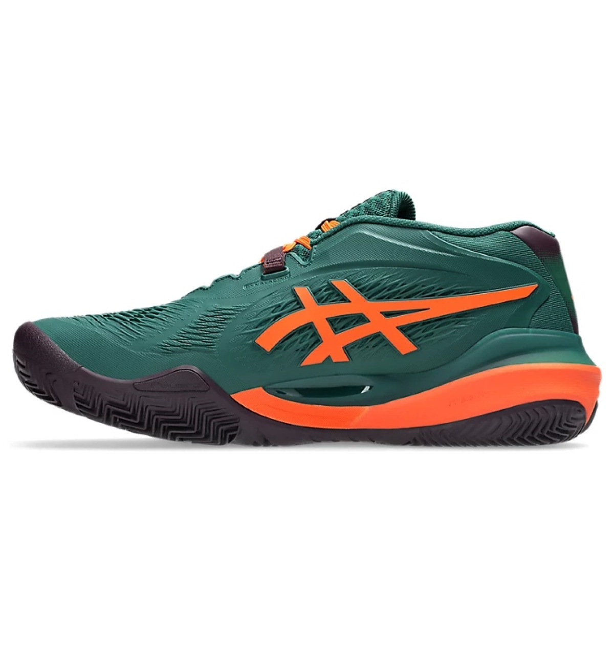 Кроссовки мужские Asics GEL-RESOLUTION X Jewel Green/Energy Orange