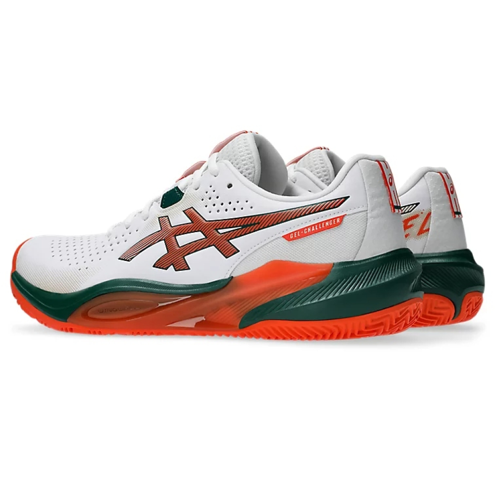 Кроссовки мужские для тенниса Asics Gel-GEL-CHALLENGER 15 White/Energy Orange 1041A511-102 Кроссовки мужские для тенниса Asics Gel-GEL-CHALLENGER 15 White/Energy Orange 1041A511-102