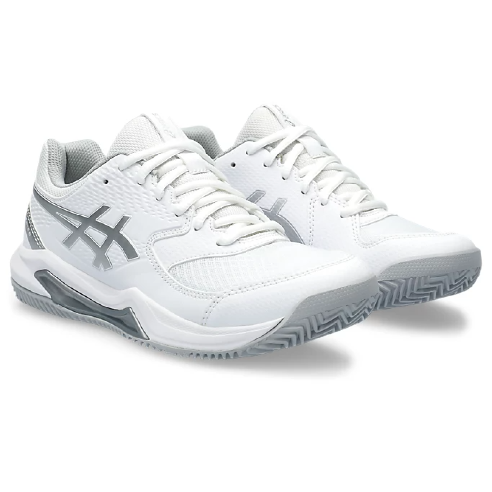 Кроссовки женские Asics Gel-Dedicate 8 Clay White/Silver 1042A255-101 Кроссовки женские Asics Gel-Dedicate 8 Clay White/Silver 1042A255-101