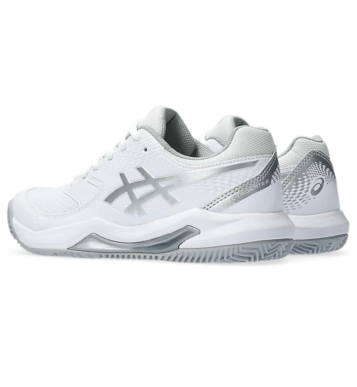 Кроссовки женские Asics Gel-Dedicate 8 Clay White/Silver