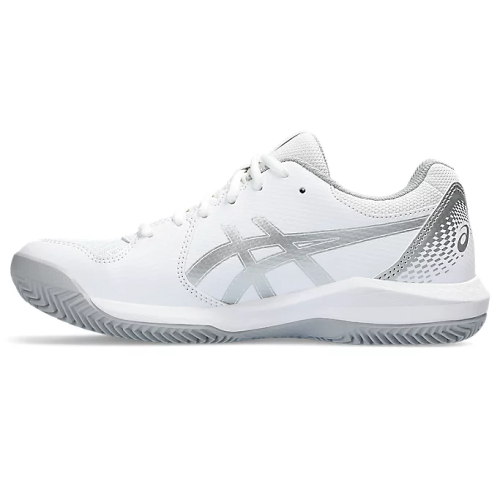Кроссовки женские Asics Gel-Dedicate 8 Clay White/Silver 1042A255-101 Кроссовки женские Asics Gel-Dedicate 8 Clay White/Silver 1042A255-101