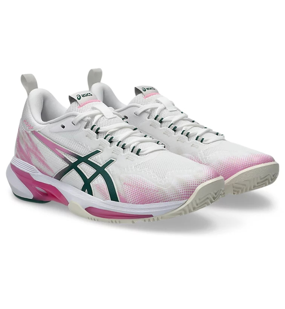 Кросівки жіночі Asics SONICSMASH FF White/Jewel Green