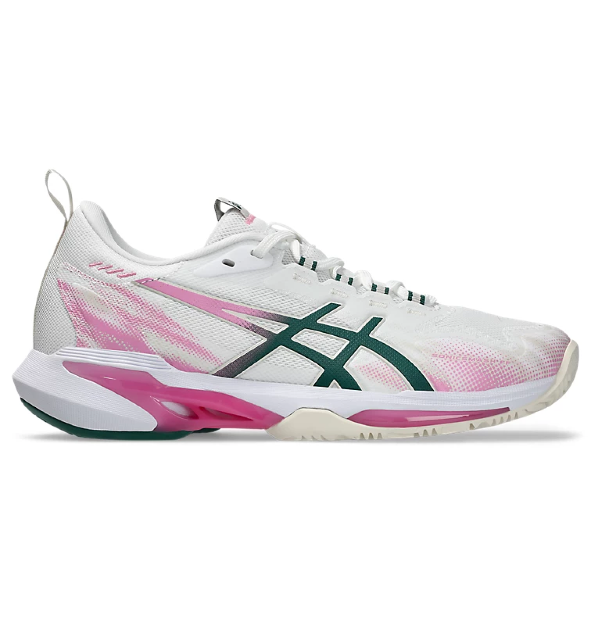 Кросівки жіночі Asics SONICSMASH FF White/Jewel Green
