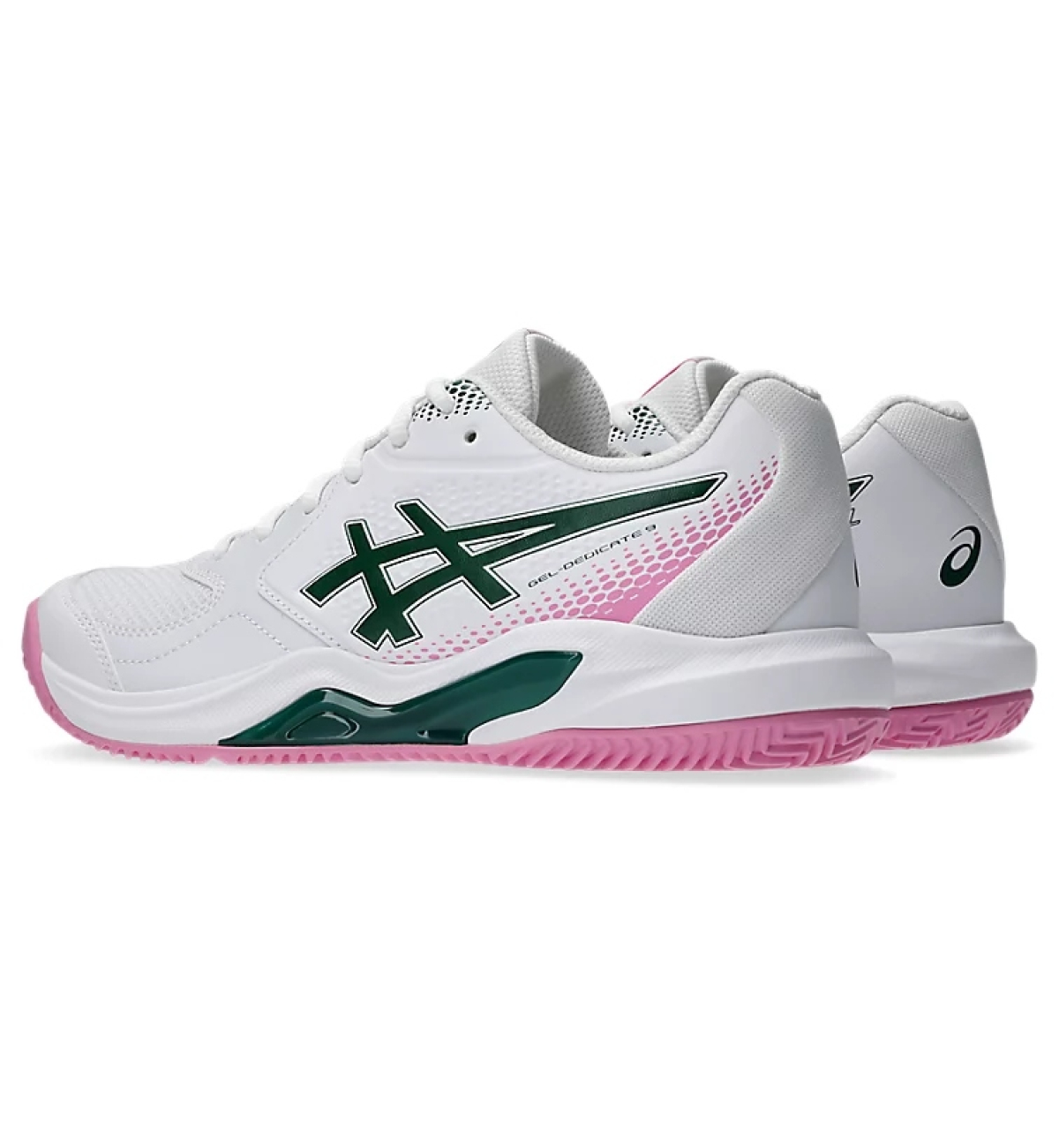 Кросівки жіночі Asics Dedicate 9 padel White/Jewel Green
