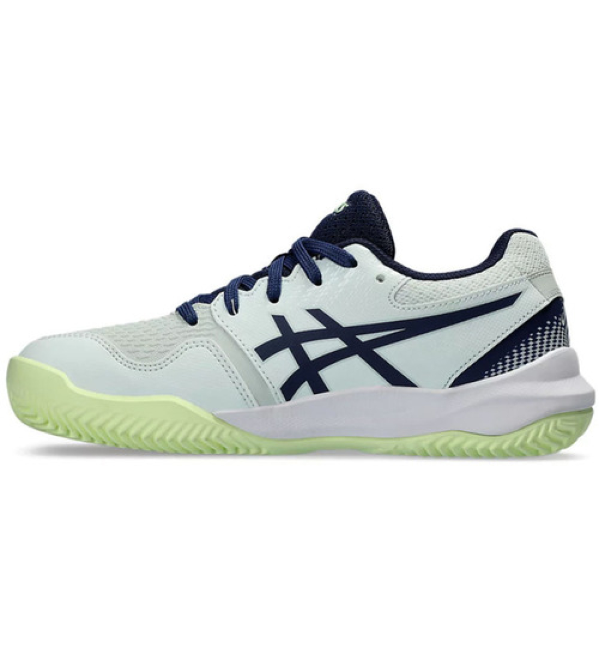 Кроссовки детские Asics GEL-RESOLUTION 9 clay light-green/navy