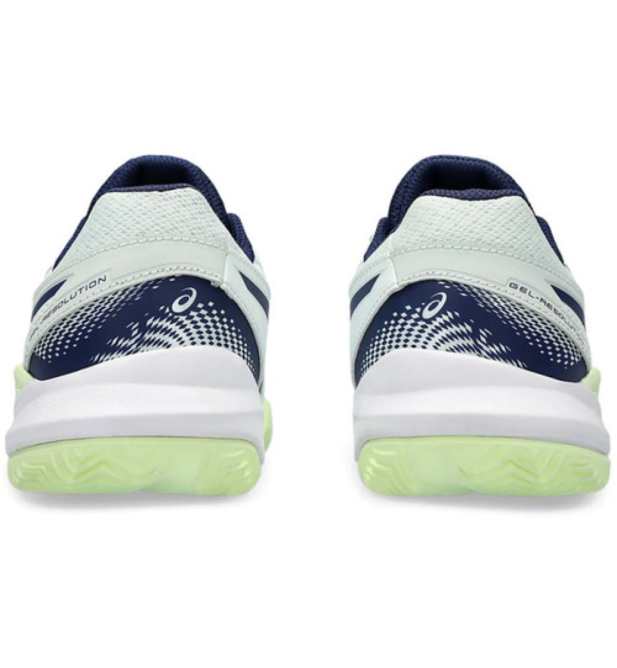 Кроссовки детские Asics GEL-RESOLUTION 9 clay light-green/navy