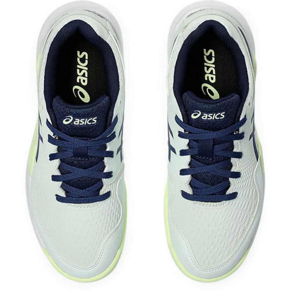 Кроссовки детские Asics GEL-RESOLUTION 9 clay light-green/navy Кроссовки детские Asics GEL-RESOLUTION 9 clay light-green/navy