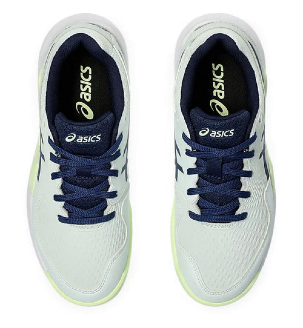 Кроссовки детские Asics GEL-RESOLUTION 9 clay light-green/navy