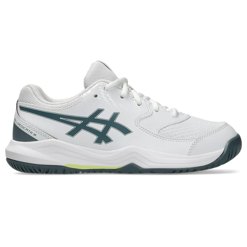 Кроссовки детские Asics GEL-Dedicate 8 White/Ironclad 1044A077-108 Кроссовки детские Asics GEL-Dedicate 8 White/Ironclad 1044A077-108