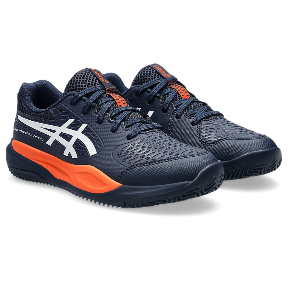 Кроссовки детские Asics GEL-Resolution X GS CLAY Midnight/White 1044A080-400 Кроссовки детские Asics GEL-Resolution X GS CLAY Midnight/White 1044A080-400