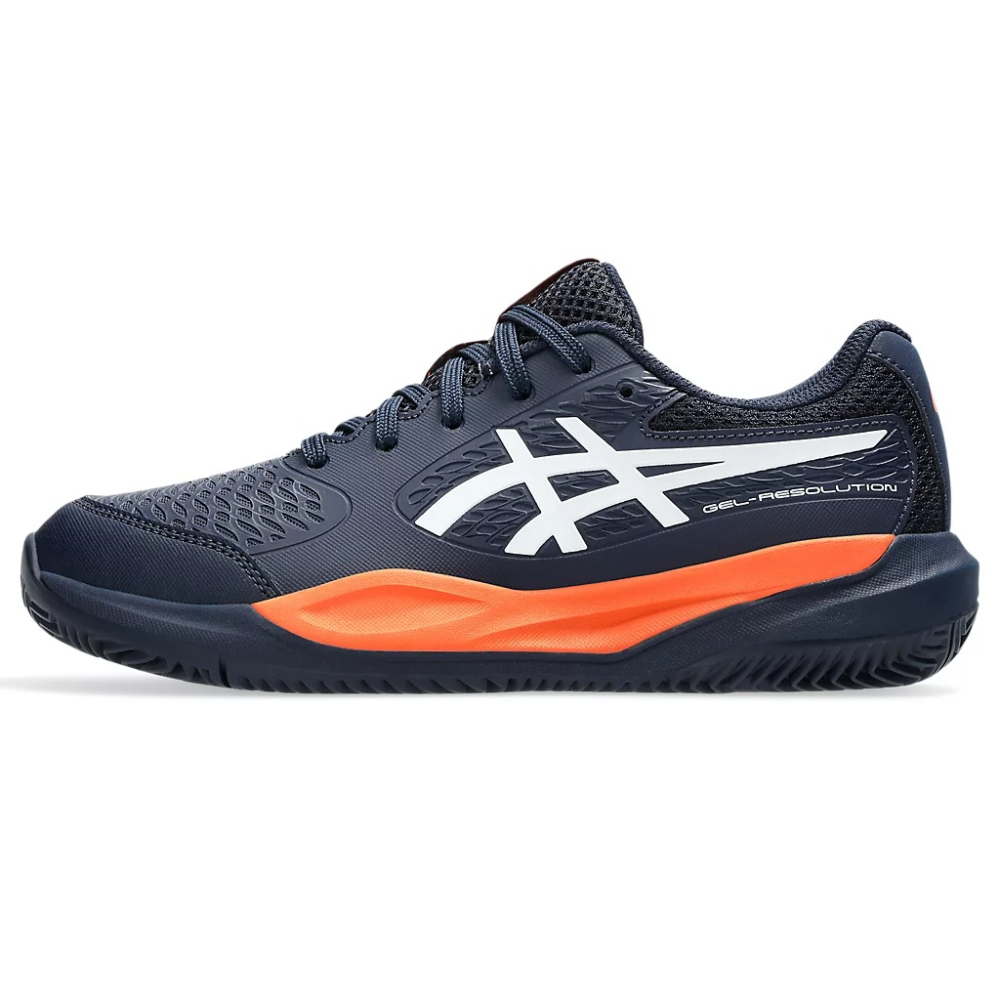 Кроссовки детские Asics GEL-Resolution X GS CLAY Midnight/White 1044A080-400 Кроссовки детские Asics GEL-Resolution X GS CLAY Midnight/White 1044A080-400