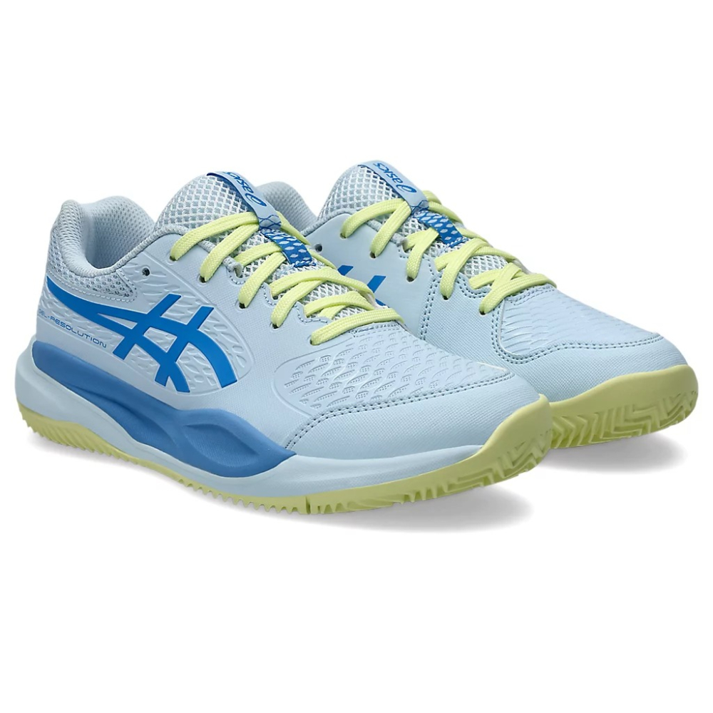 Кроссовки детские Asics GEL-Resolution X GS CLAY Light Blue/Blue Coast 1044A080-401 Кроссовки детские Asics GEL-Resolution X GS CLAY Light Blue/Blue Coast 1044A080-401