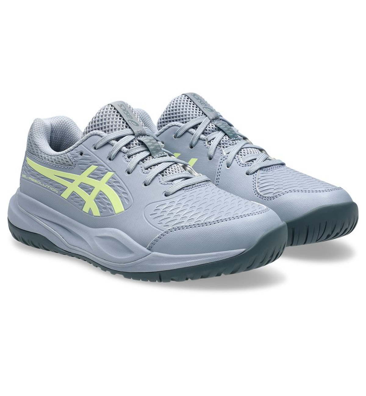 Кроссовки детские Gel-Resolution X GS Grey Blue/Pastachio