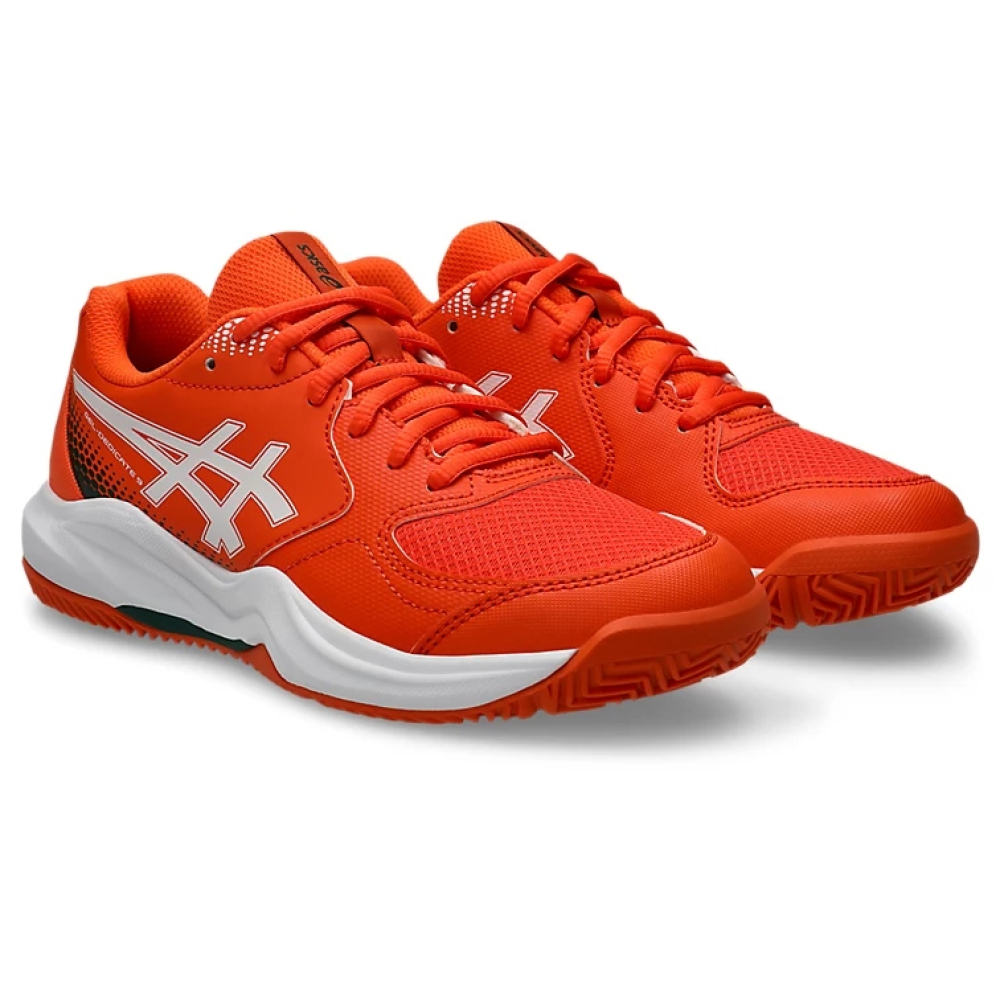 Кросівки дитячі Asics Gel-Dedicate 9 Padel Energy Orange/White 1044A086-800 Кросівки дитячі Asics Gel-Dedicate 9 Padel Energy Orange/White 1044A086-800