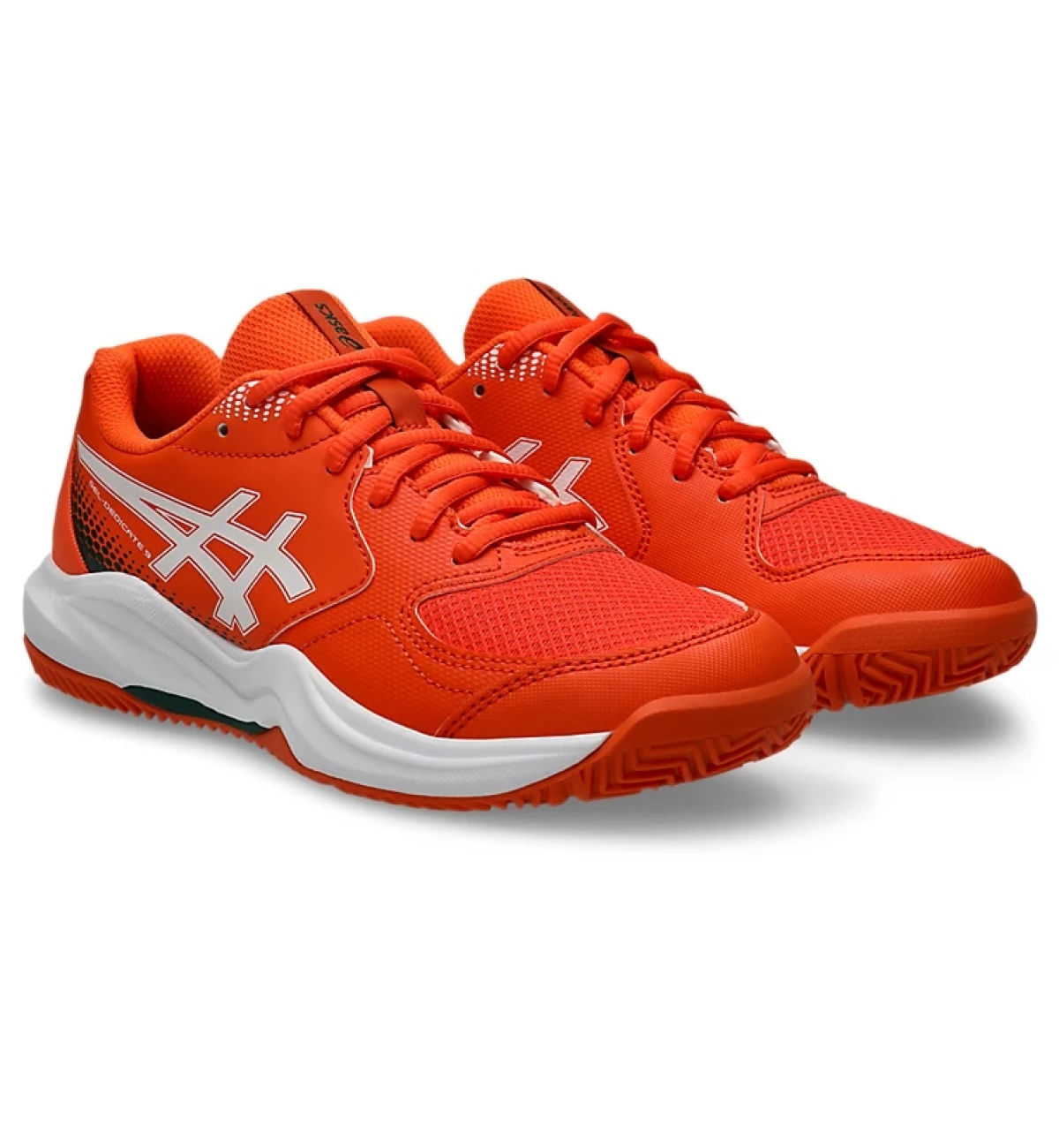 Кросівки дитячі Asics Gel-Dedicate 9 Padel Energy Orange/White