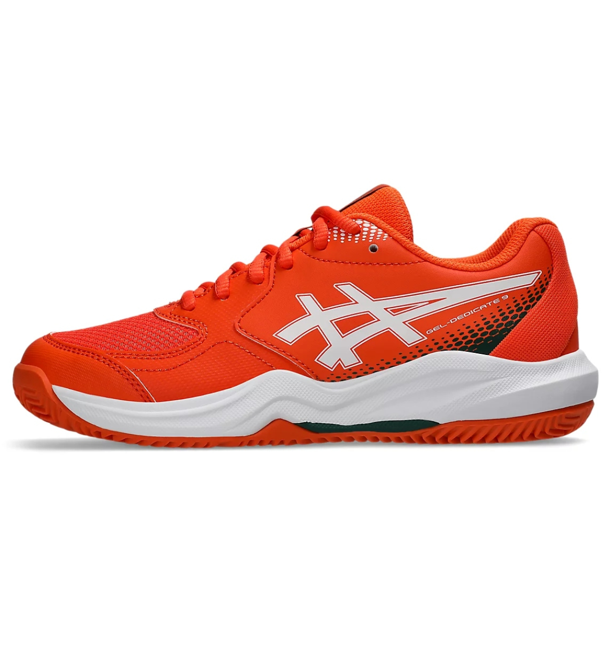 Кросівки дитячі Asics Gel-Dedicate 9 Padel Energy Orange/White