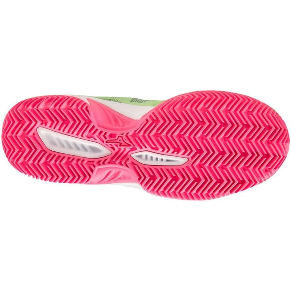 Кроссовки женские Mizuno Shoe Break Shot Padel White/Pink/Green 61GB2336-60 Кроссовки женские Mizuno Shoe Break Shot Padel White/Pink/Green 61GB2336-60
