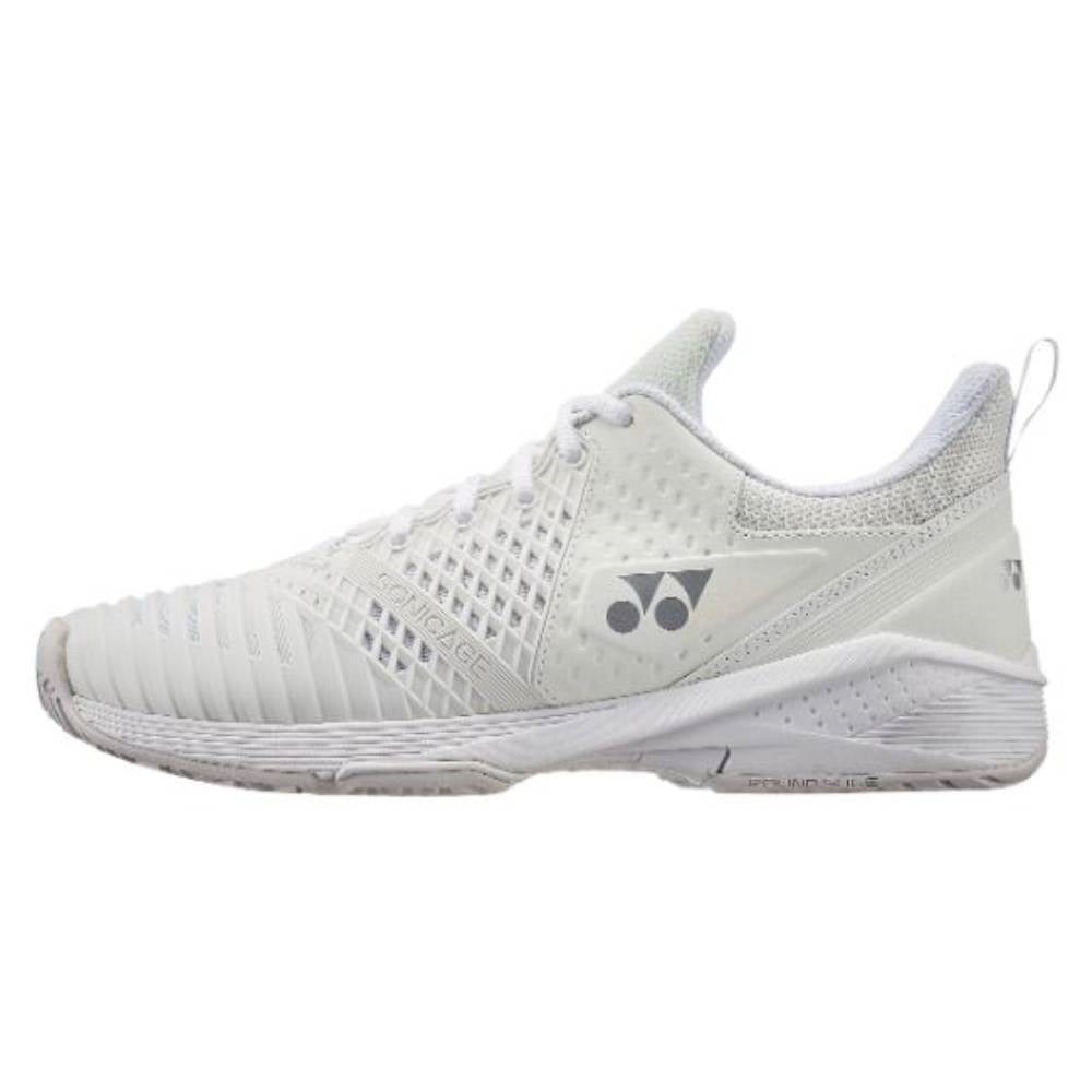 Кроссовки женские Yonex SHT-Sonicage3 White/Silver SHTS3LACEX white Кроссовки женские Yonex SHT-Sonicage3 White/Silver SHTS3LACEX white