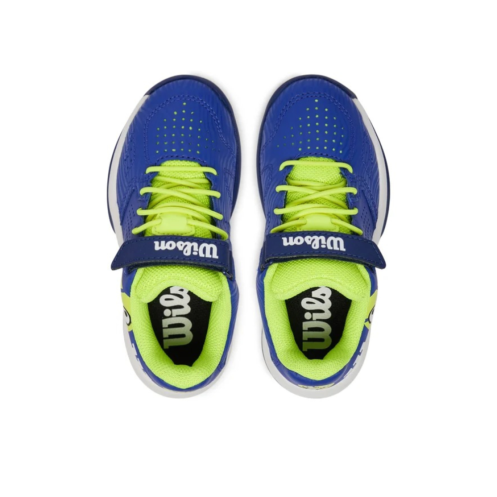 Кросівки дитячі Wilson KAOS EMO K Blue/Safety WRS331820 Кросівки дитячі Wilson KAOS EMO K Blue/Safety WRS331820