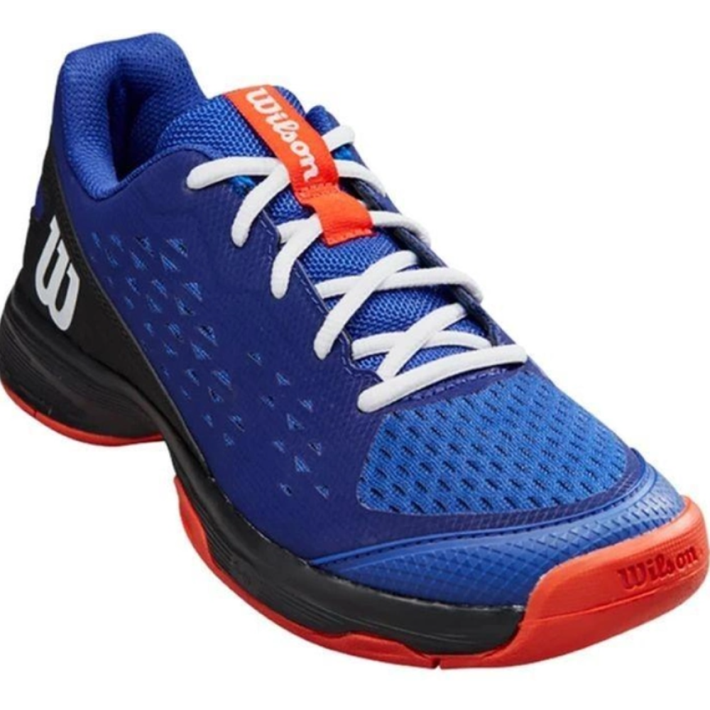 Кросівки дитячі Wilson RUSH PRO JR L BLU/Bk/Oran Кросівки дитячі Wilson RUSH PRO JR L BLU/Bk/Oran