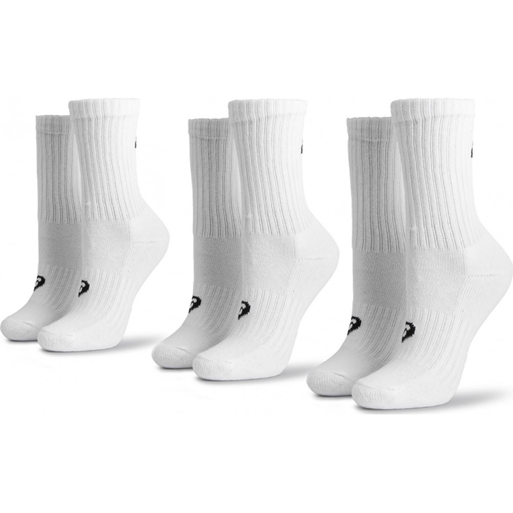 Носки Asics 3ppk crew sock white I 155204-0001 Носки Asics 3ppk crew sock white I 155204-0001