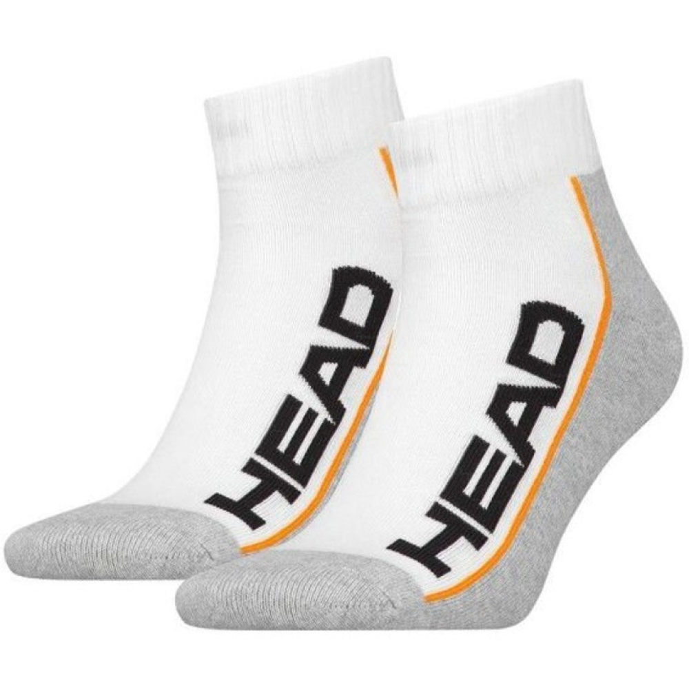 Носки Head Performance quarter 2-pack white/grey 781009001-062 Носки Head Performance quarter 2-pack white/grey 781009001-062