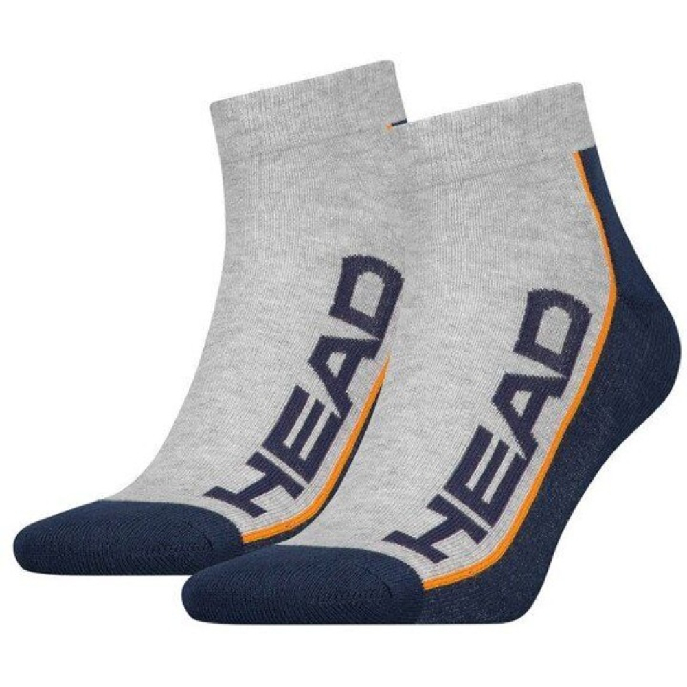 Носки Head Performance quarter 2-pack grey/navy Носки Head Performance quarter 2-pack grey/navy