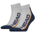 Носки Head Performance quarter 2-pack grey/navy Носки Head Performance quarter 2-pack grey/navy