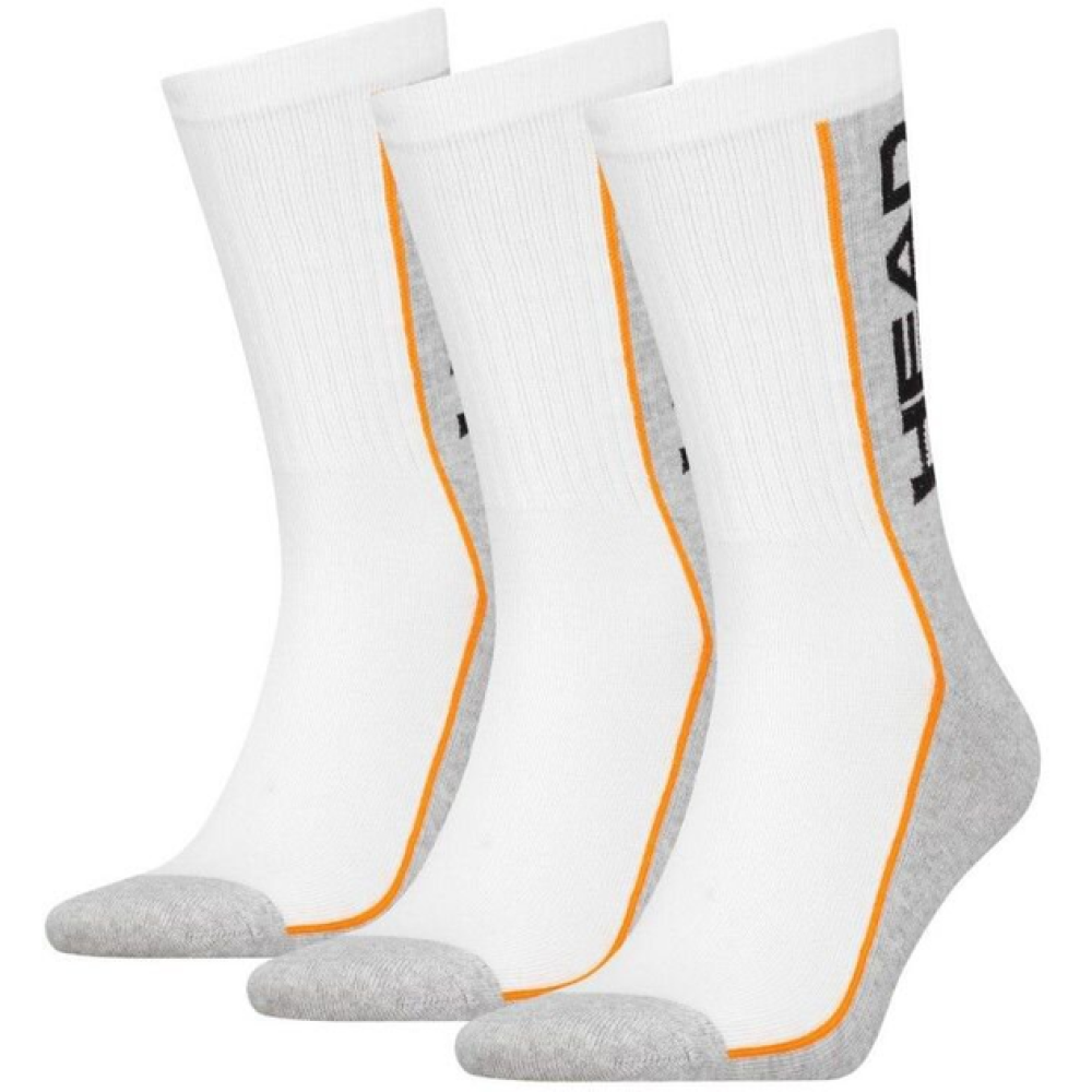 Носки Head Performance crew 3-pack white/grey 781011001-062 Носки Head Performance crew 3-pack white/grey 781011001-062