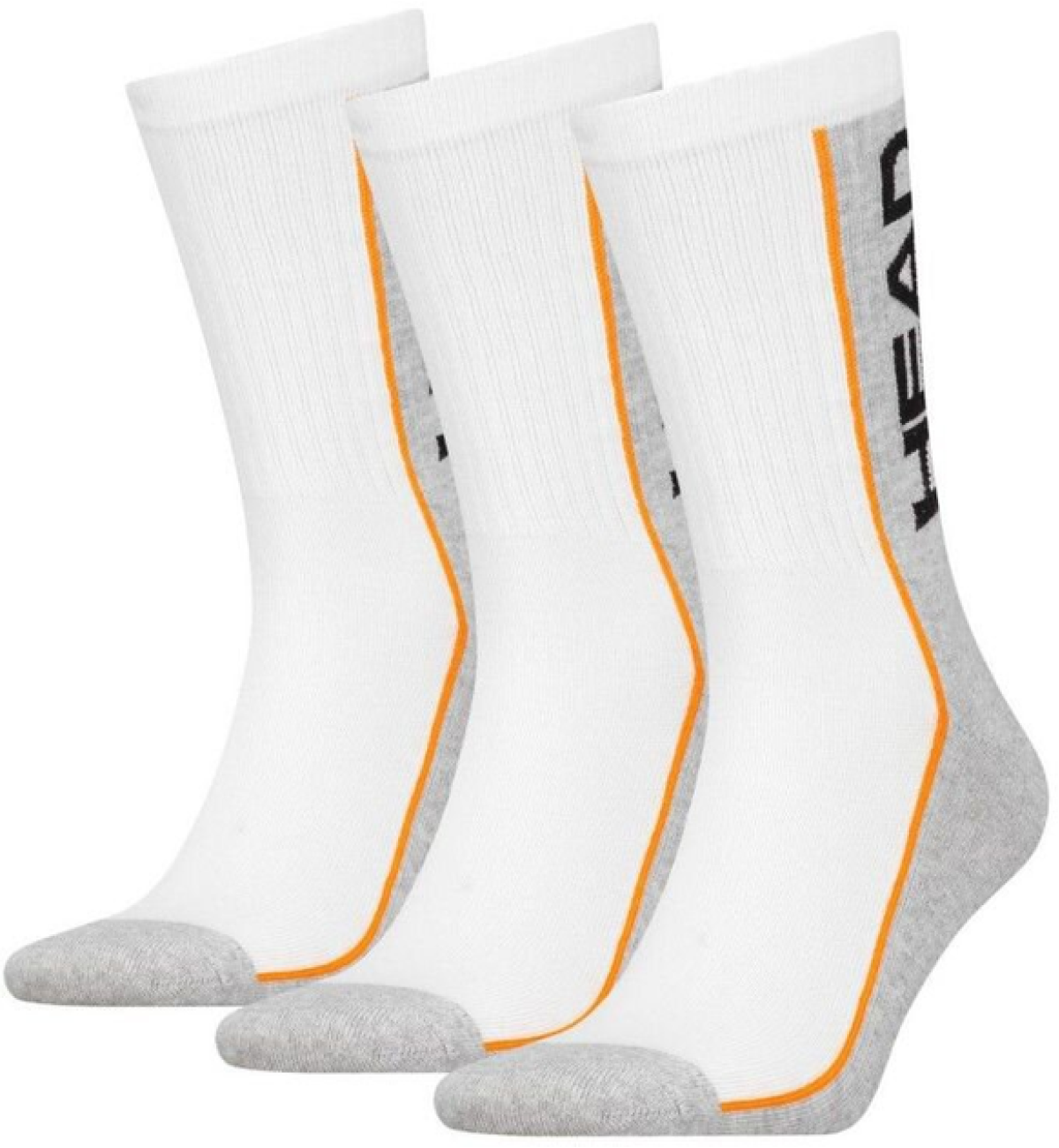 Носки Head Performance crew 3-pack white/grey
