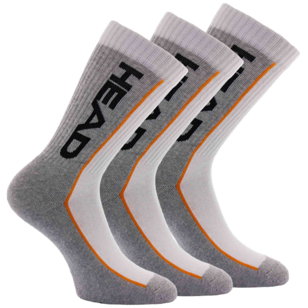 Носки Head Performance crew 3-pack white/grey 781011001-062 Носки Head Performance crew 3-pack white/grey 781011001-062