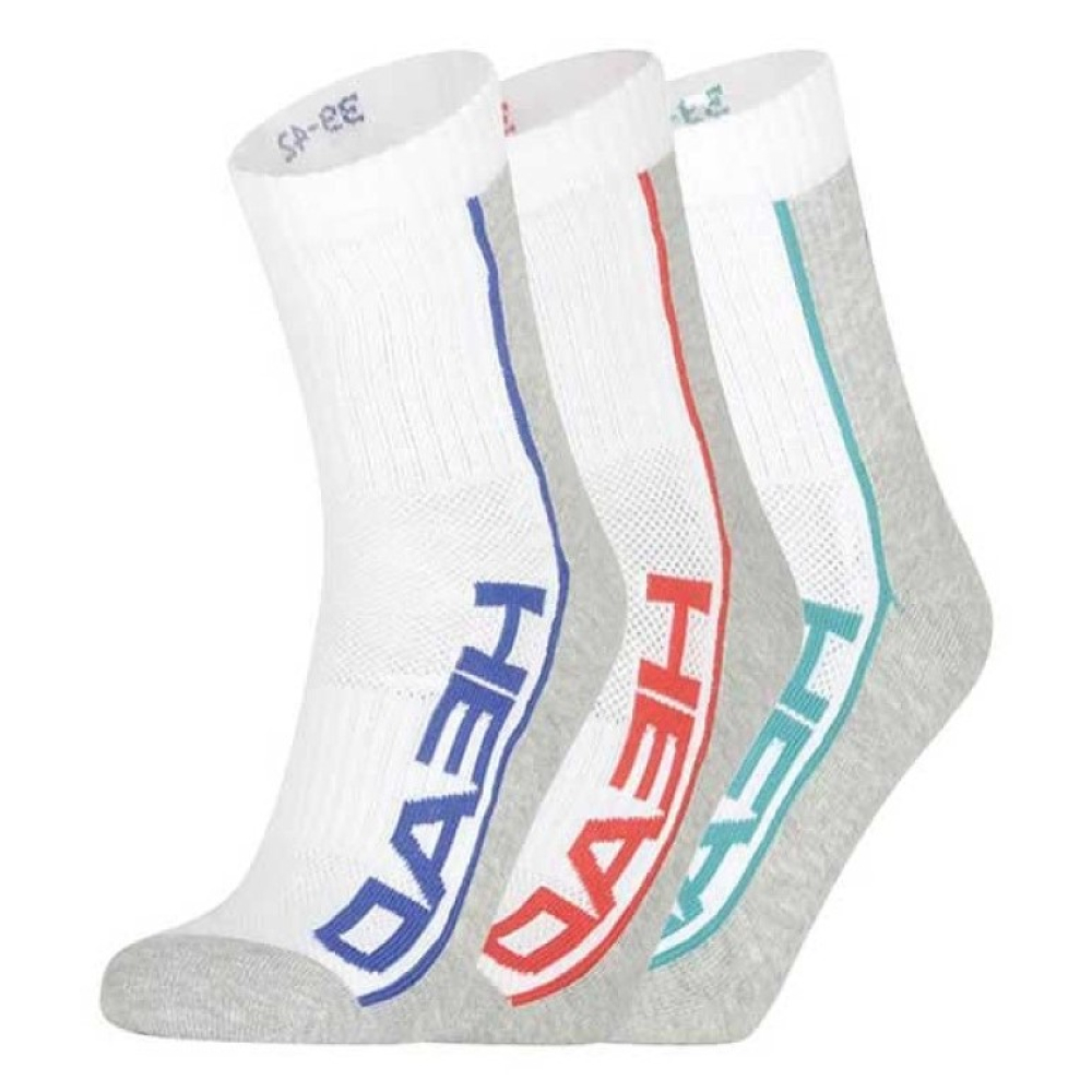 Носки Head Performance crew 3-pack white/grey/multicolor 791011001-003 Носки Head Performance crew 3-pack white/grey/multicolor 791011001-003
