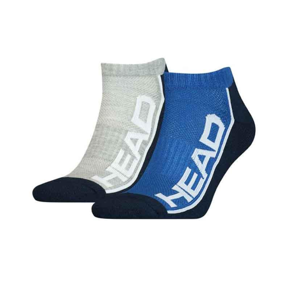 Носки Head Performance sneaker 2-pack blue/grey 791018001-001 Носки Head Performance sneaker 2-pack blue/grey 791018001-001